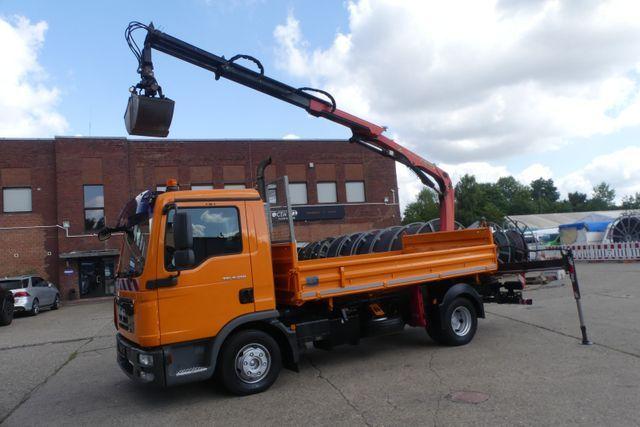 MAN TGL 8.220 Meiller Kran Palfinger*Klima*Temp*2AHK