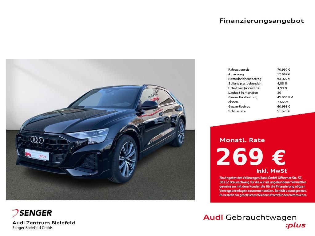 Audi Q8 45 TDI quattro Matrix ACC AHK Memory Sitzhzg.