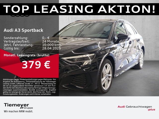 Audi A3 Sportback 40 TFSIe S LINE LEDER BuO ASSIST LM