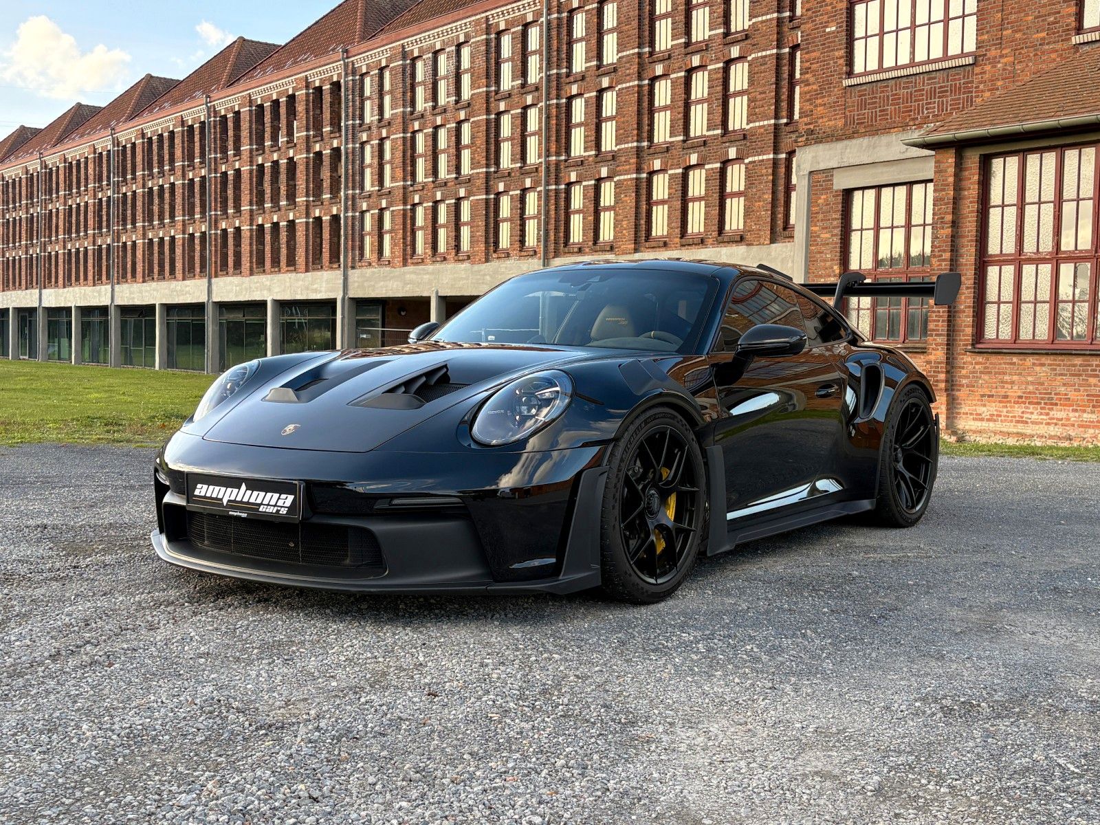 Porsche GT3RS Weissach PCCB PPF Full blown black madness