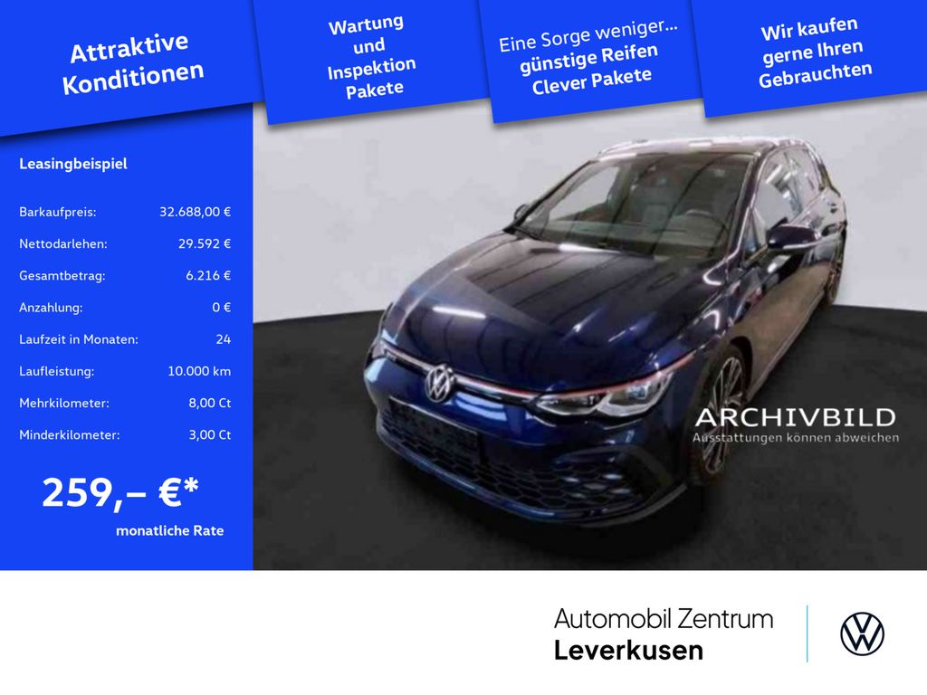 Golf VIII GTI MATRIX HUD ACC NAVI VIRT KAM SHZ