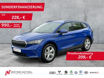 Skoda Leasingangebot: Skoda Enyaq iV 50 LOFT LED+NAV+APP+RFK+PDC+GRA+DAB+19"