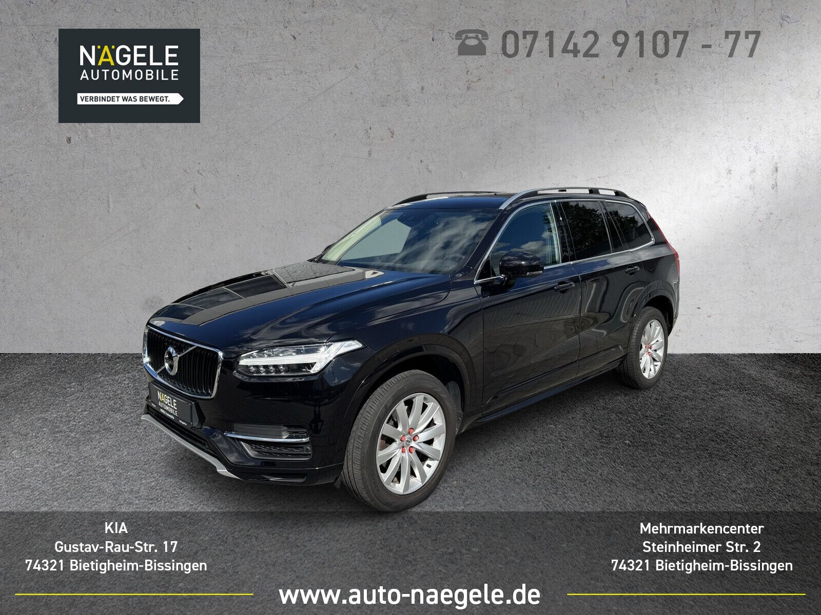 Volvo XC 90 D5 AWD Momentum+ACC+H&K+Front.Hzg+AWD