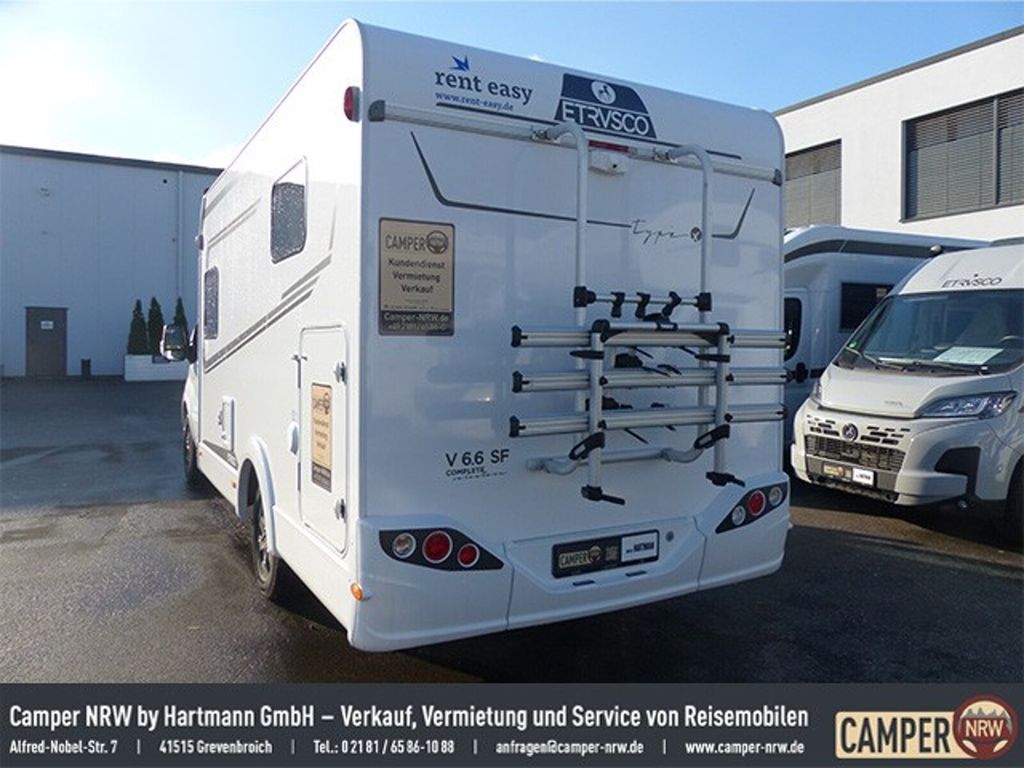 ETRUSCO V Ford 6.6 SF TV &amp; Sat. Fahrradträger, Type X