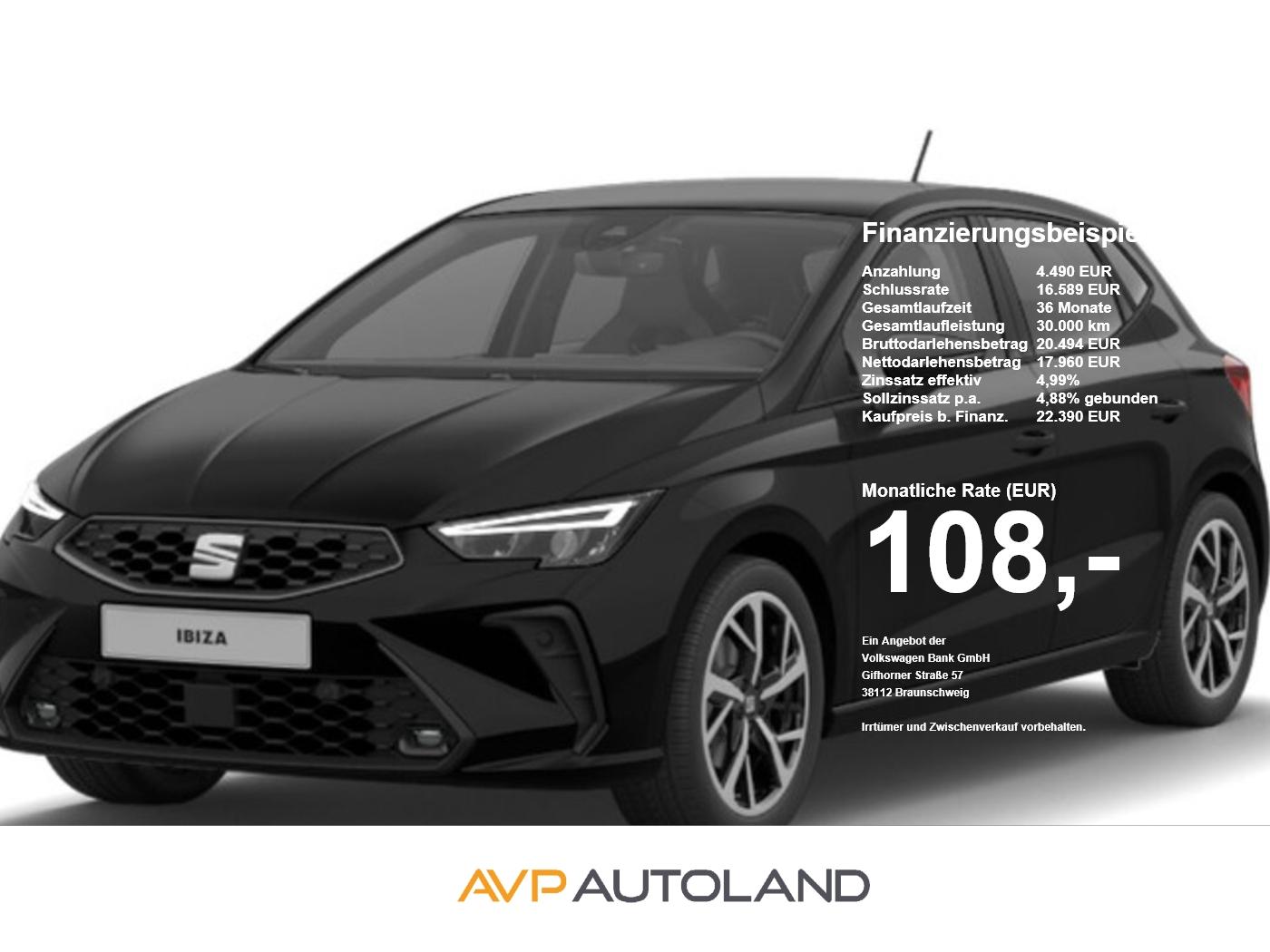 SEAT Ibiza 1.0 TSI DSG FR Tech Paket