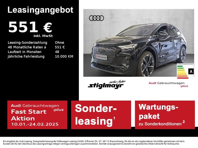 Audi Q4 e-tron Sportback S-line 45 ACC+AHK+KAMERA+MAT