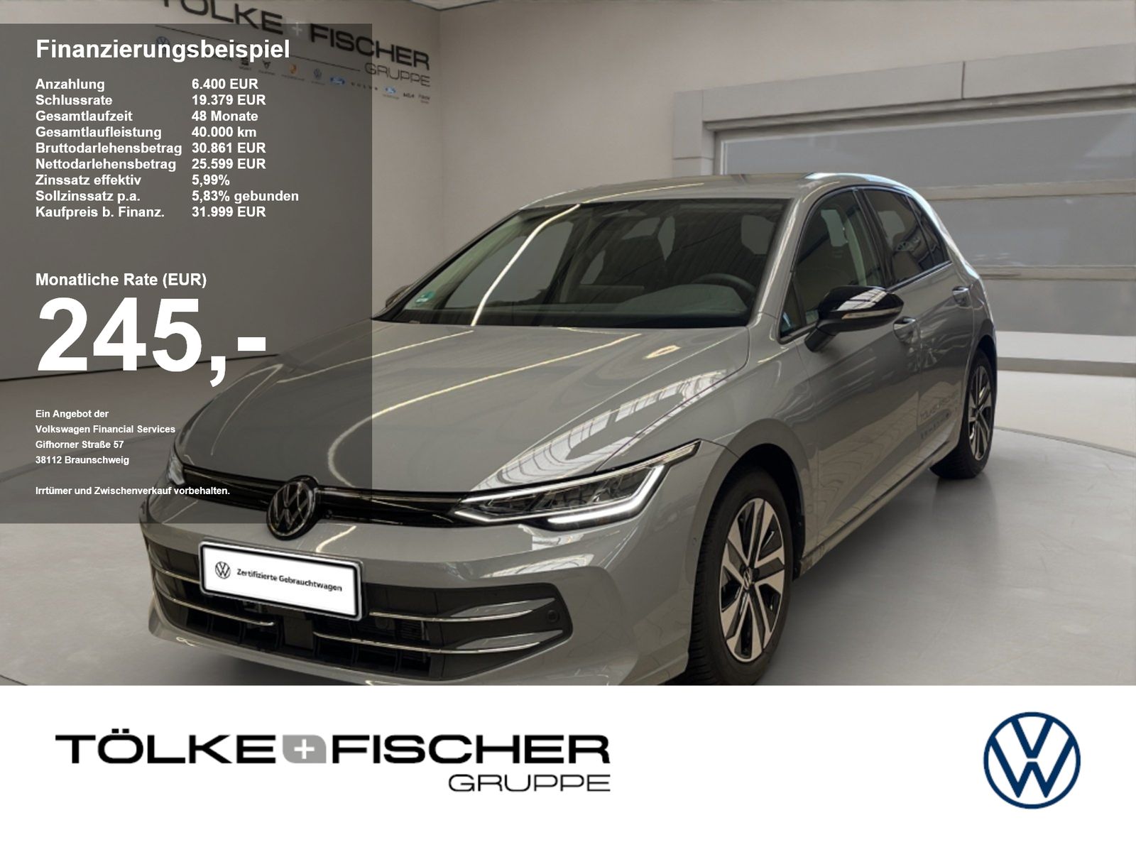 Volkswagen Golf VIII 1.5 eTSI 85 kW Energy ACC AUT Kam. LED foto 1