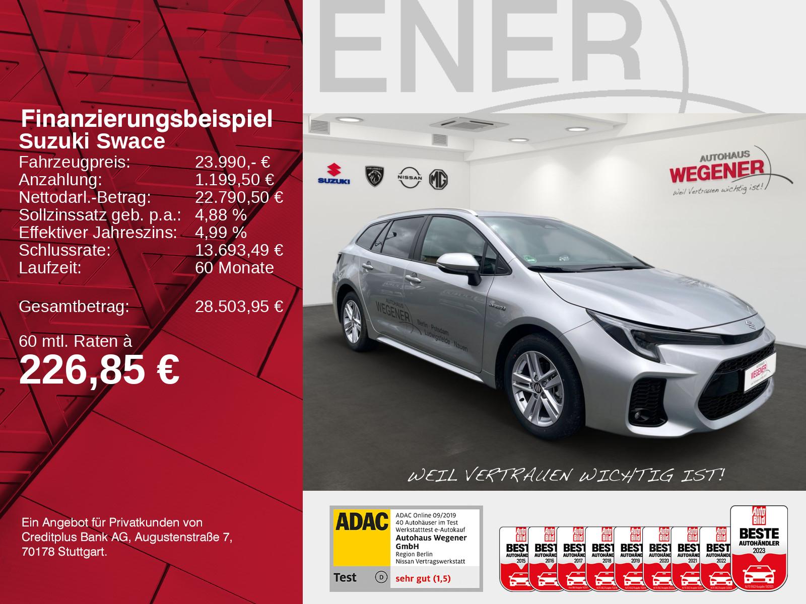 Suzuki SWACE / COROLLA AUTOMATIK COMFORT+ HYBRID DIGI T