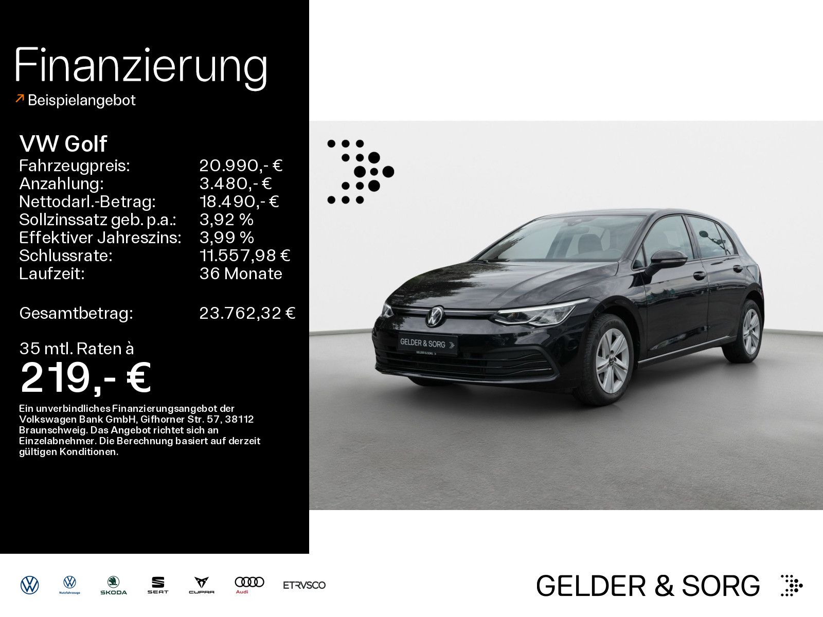 Volkswagen Golf Life 2.0 TDI AHK*LED*ACC*Digital*AppConnect