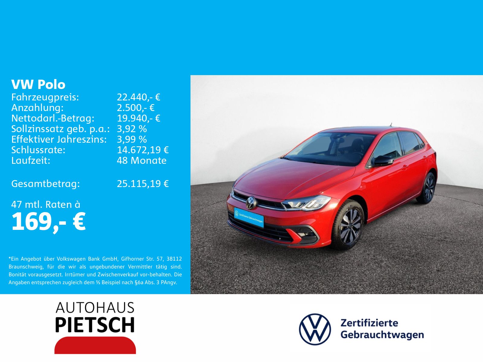 Volkswagen Polo 1.0 TSI DSG GOAL AHK Travel Assist foto 2