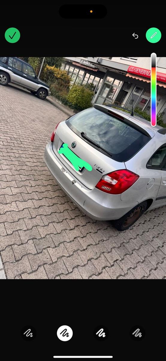 Skoda Fabia 2009 — rear view