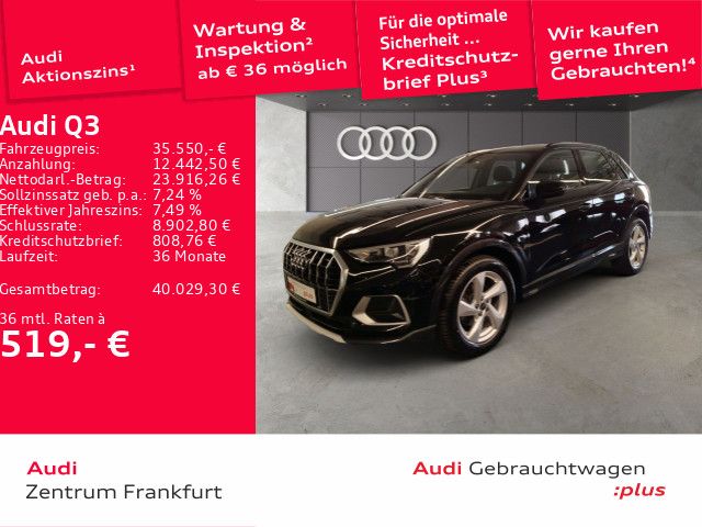 Q3 35 TFSI S tronic advanced LED KAMERA EL.HECKK