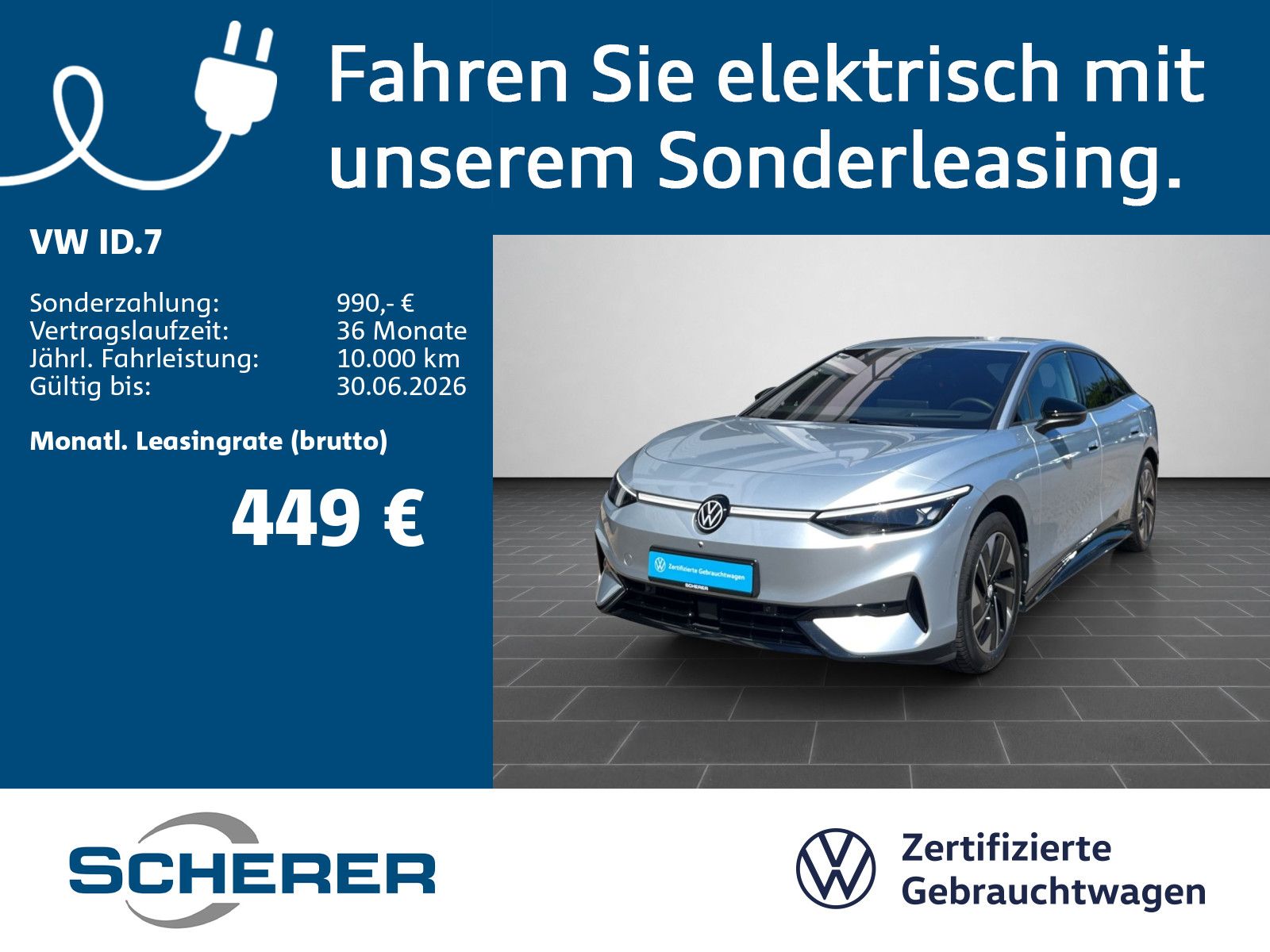 Volkswagen ID.7 Pro 360°KAMERA MATRIX ACC AHK