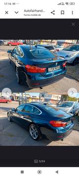 BMW 420 Baureihe 4 Gran Coupe 420 i Sport Line*NAVI* - blaue BMW 420