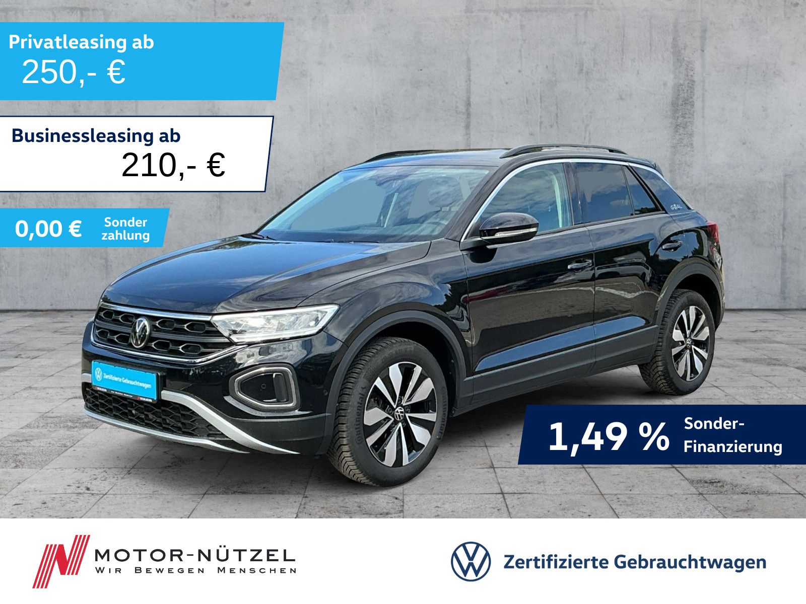 Volkswagen T-Roc 1.0 TSI GOAL 5JG+LED+NAVI+AHK+ACC+SHZ+DAB