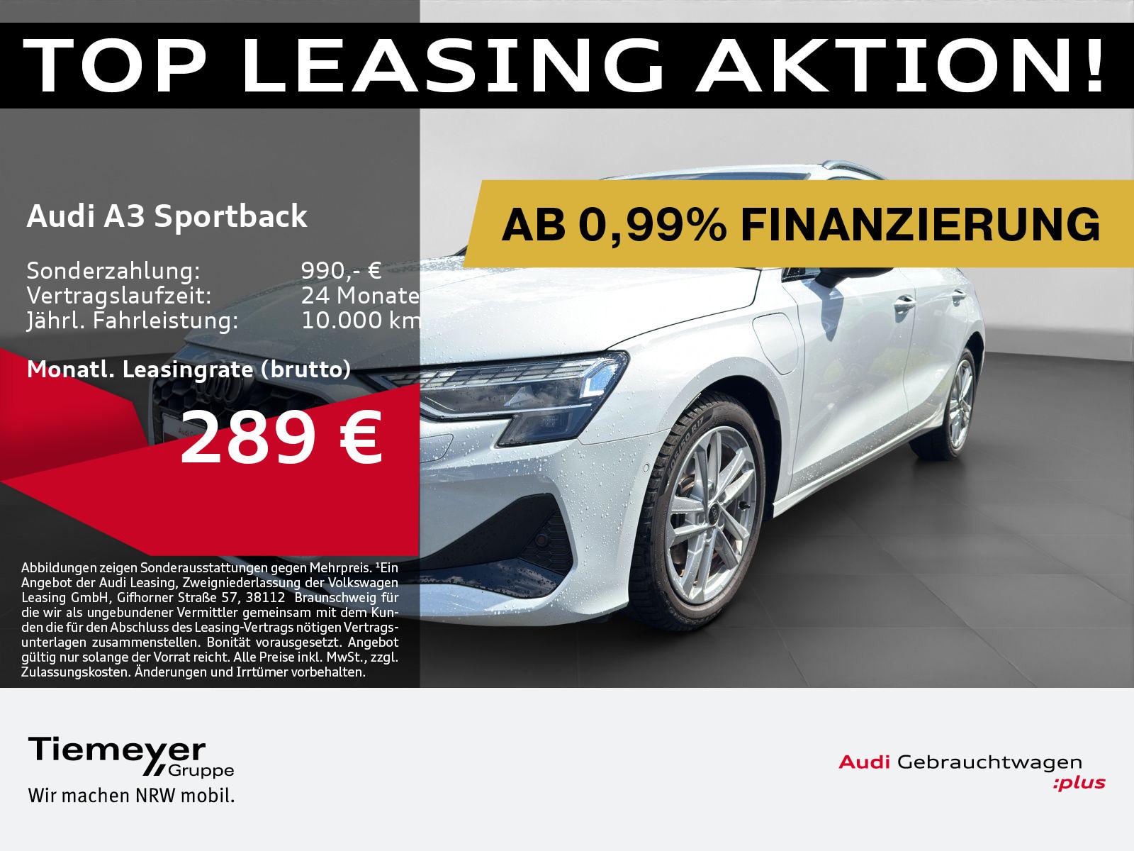 Audi A3 Sportback 40 TFSIe SONOS LEDER AHK HuD KAMERA