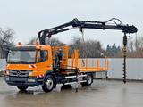 Mercedes-Benz ATEGO 1324 * HIAB 144 B - DUO + Bohrgerät * TOP - Offers