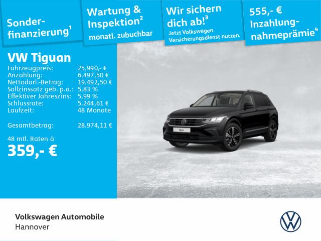 Volkswagen Tiguan 2.0 TDI DSG Active AHK Kamera ACC LED Nav