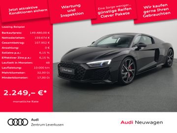 Audi Leasing Angebot: Audi R8 Coupe RWD performance NAVI B&O LEDER KAM LED