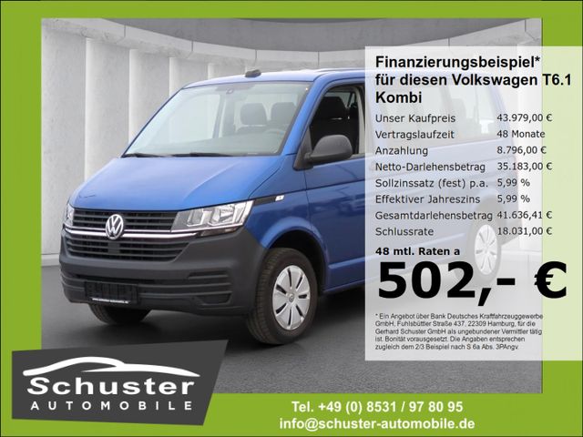 Volkswagen T6.1 Kombi 9-Sitzer TDI*DSG AHK Navi Temp PDCv+h