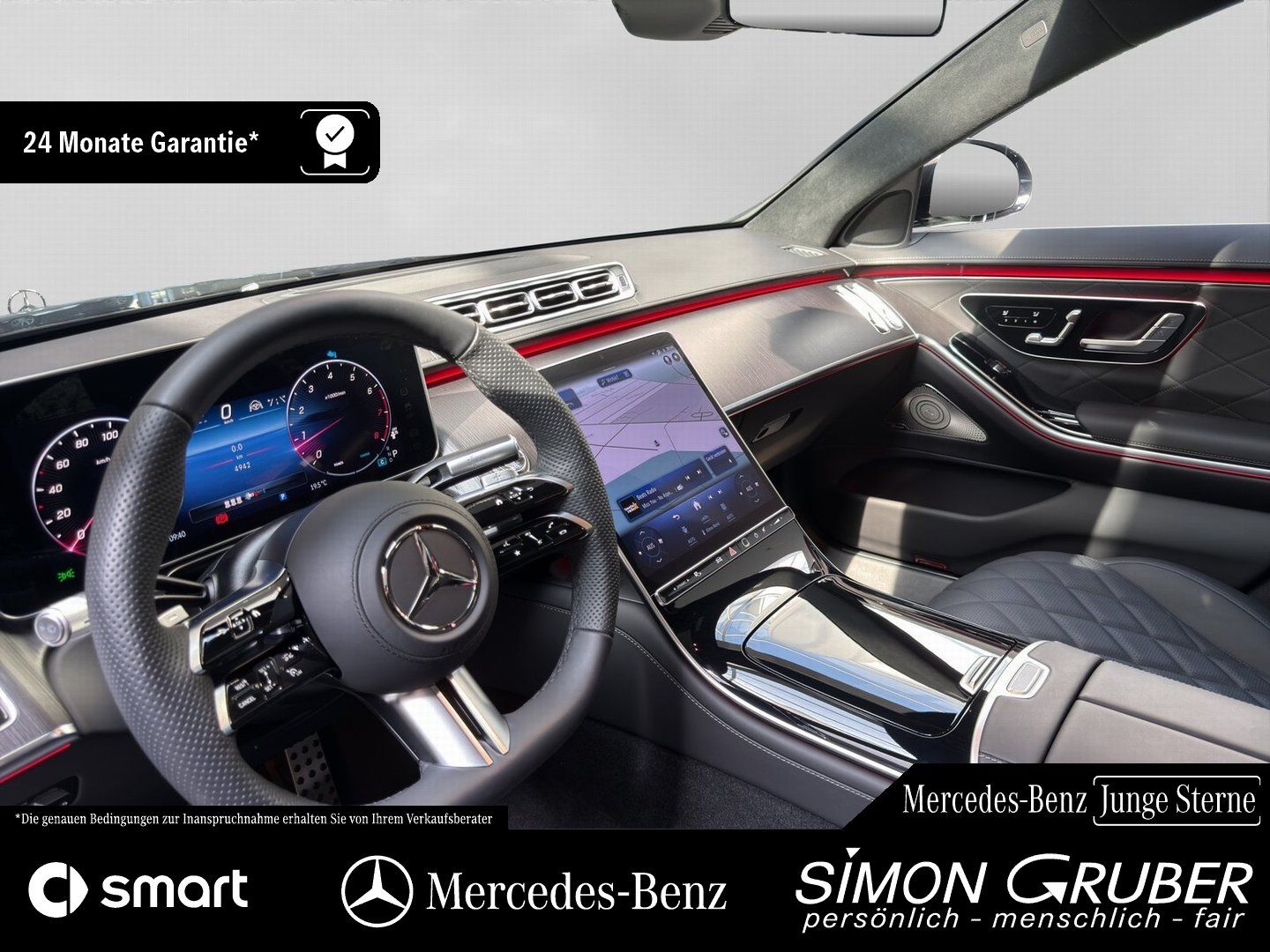 Fahrzeugabbildung Mercedes-Benz S 580 4M Lang AMG Exklusiv Chauffeur Executive