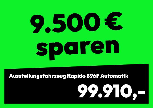 Rapido 896 F   Automatik - jetzt 9.500,- €uro sparen !