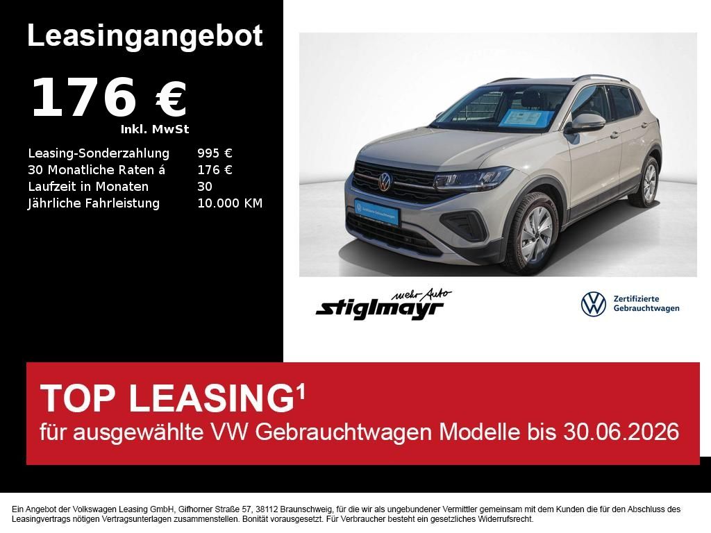 Volkswagen T-Cross Life 1.0 TSI SITZHEIZUNG+NAVI+PDC