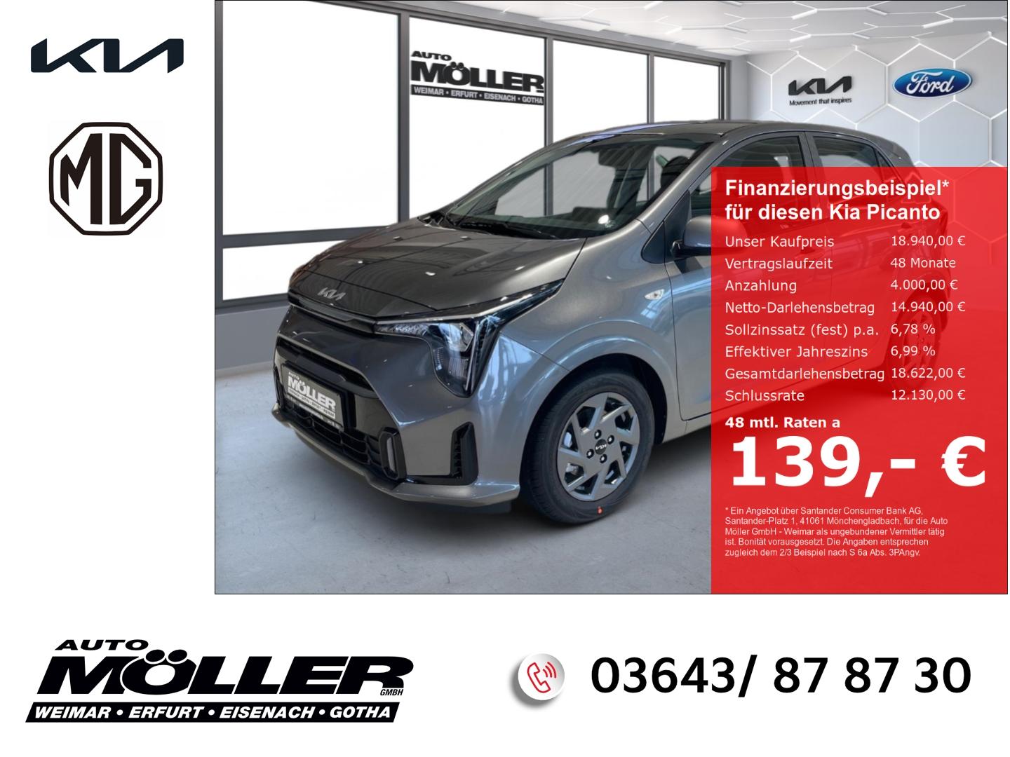 Kia Picanto Vision PE2 1.0 AMT Kamera Klima Navi PDC