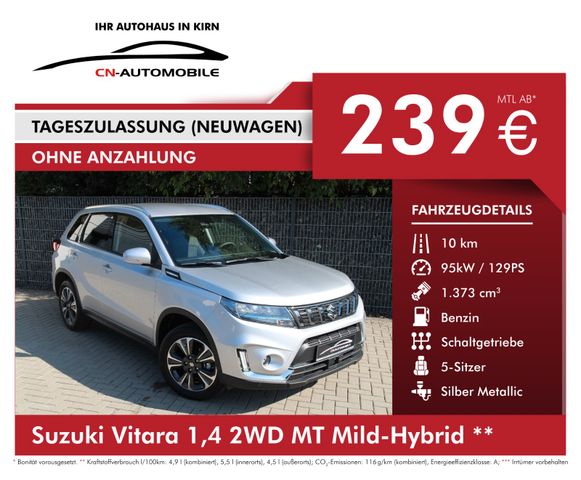 Suzuki Vitara 1,4 2WD MT Mild-Hy. #RATE ab 239,-€/Monat