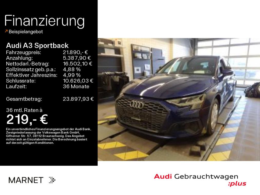 Audi A3 Sportback 30 TDI*Alu*AHK*PDC*Audi Connect*Sta