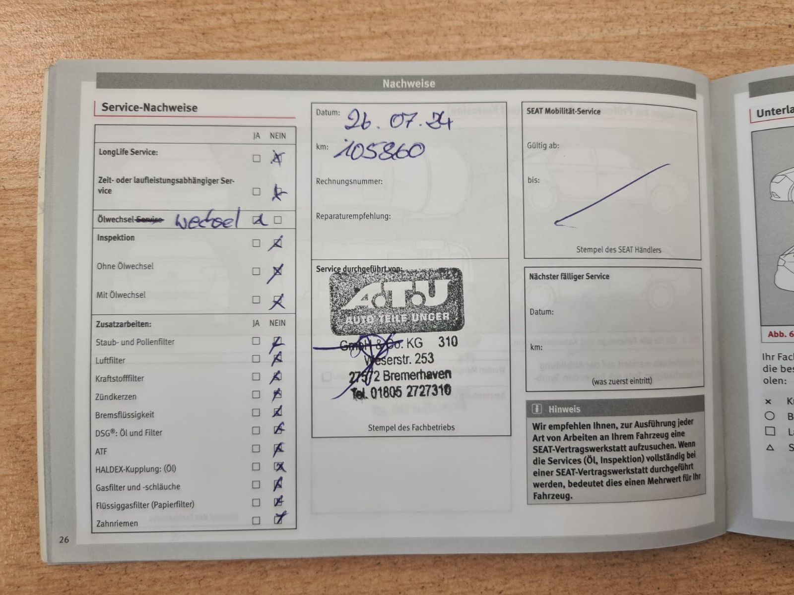 Fahrzeugabbildung SEAT Leon ST FR / KAMERA / SCHECKHEFT / GEPFLEGT