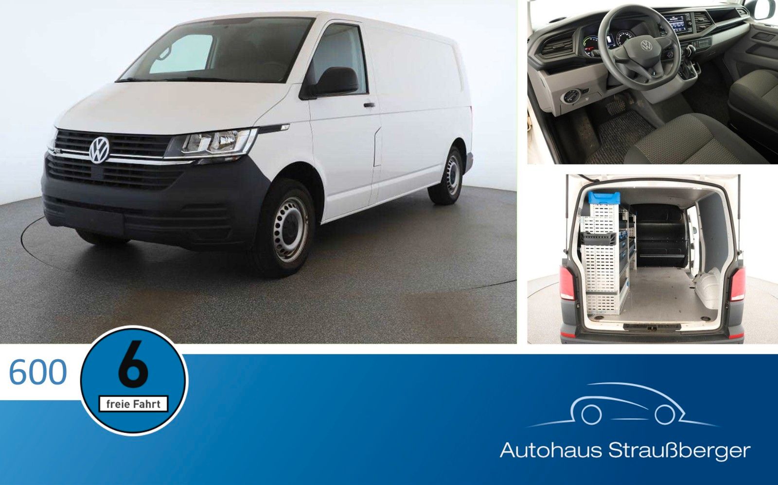 Volkswagen T6.1 ABT e-Kasten Transporter LR Klima DAB RFK