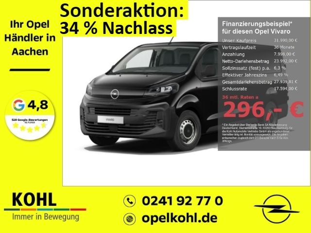 Opel Vivaro Kasten L 2.0 D 145PS Automatik Start-Stop