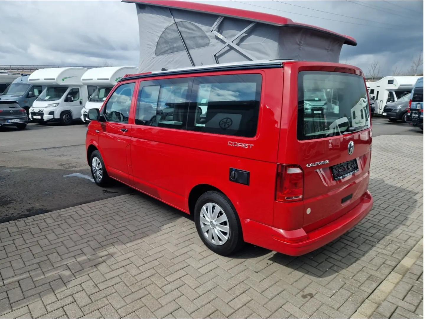 VOLKSWAGEN T6 CALIFORNIA 2.0 TDI 150CH - COAST - BVM - ATTELAGE - CAMÉRA ASSIST - 1ERE MAIN