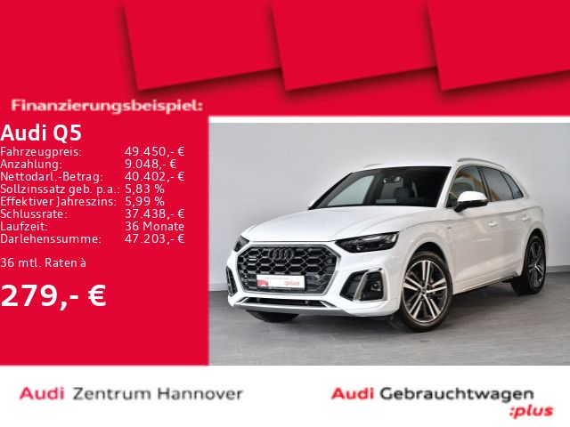 Audi Q5 S line 50 TDI quattro Matrix AHK Kamera virtu