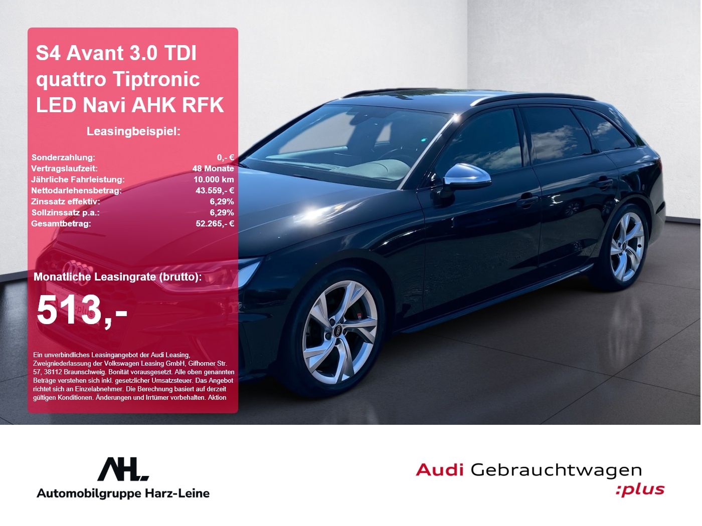Audi S4 Avant 3.0 TDI quattro Tiptronic LED Navi AHK