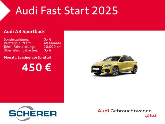 Audi A3 Sportback 45 TFSIe S tronic S LINE