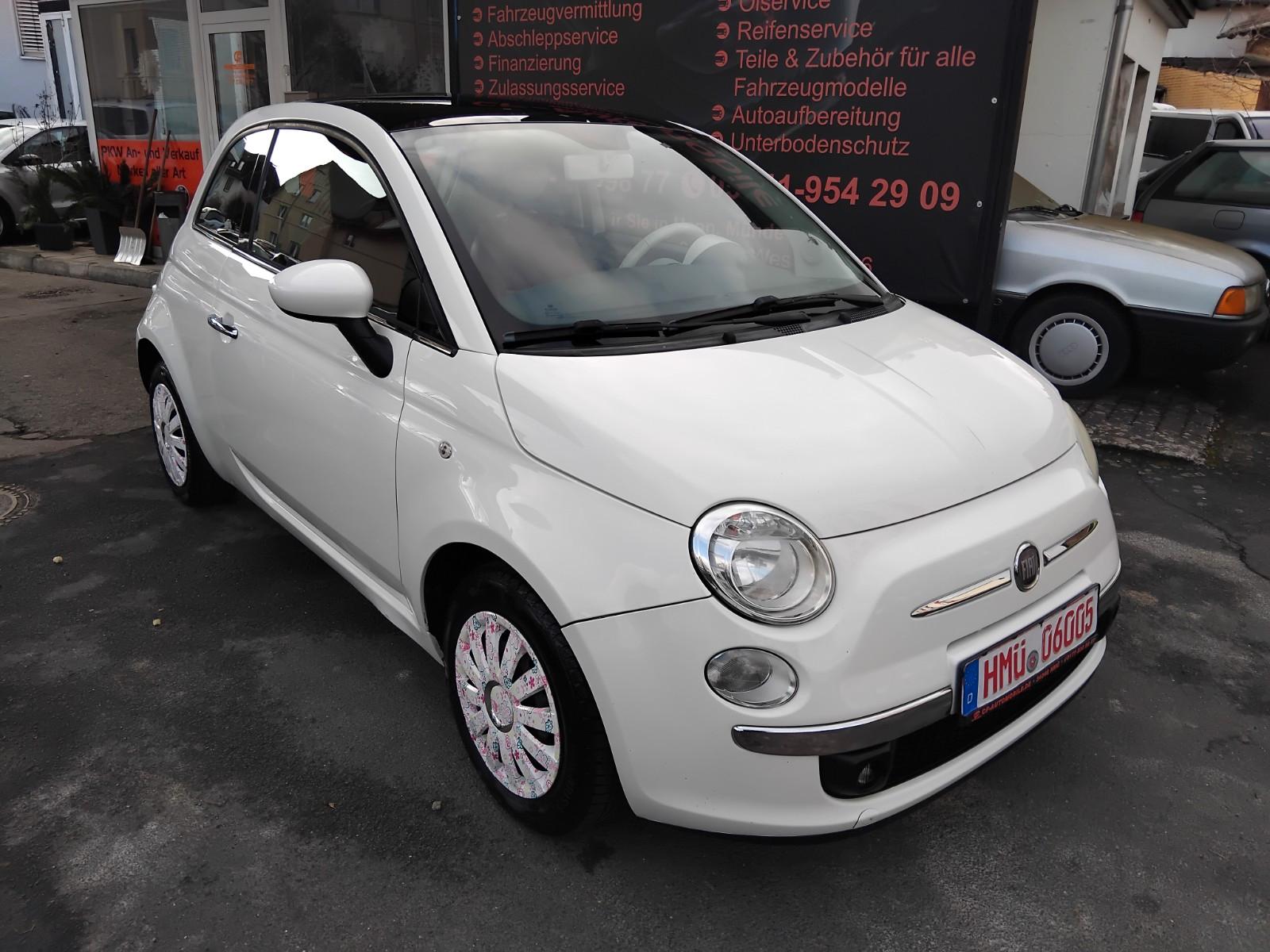 Fiat 500 Lounge-EURO5/LEDER/PANORAMA/51KW/KLIMA-