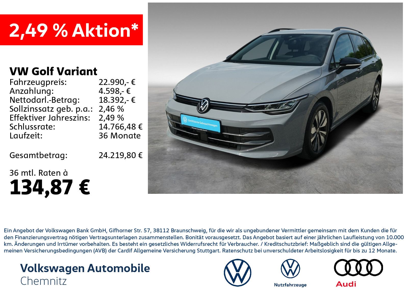 Volkswagen Golf Variant VIII 1.5 TSI Goal LED Sitzheizung foto 2