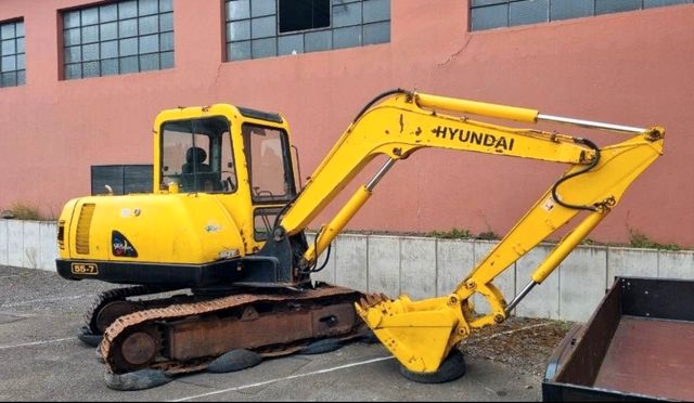 Hyundai R55-7 Bagger 5,5 t Minibagger Raupenbagger