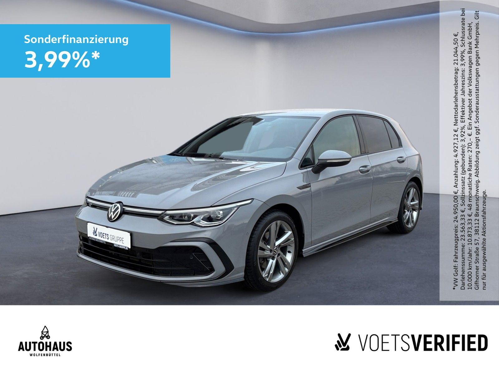 Volkswagen Golf VIII R-Line 1.5 TSI ACC APP LED PDC SHZ