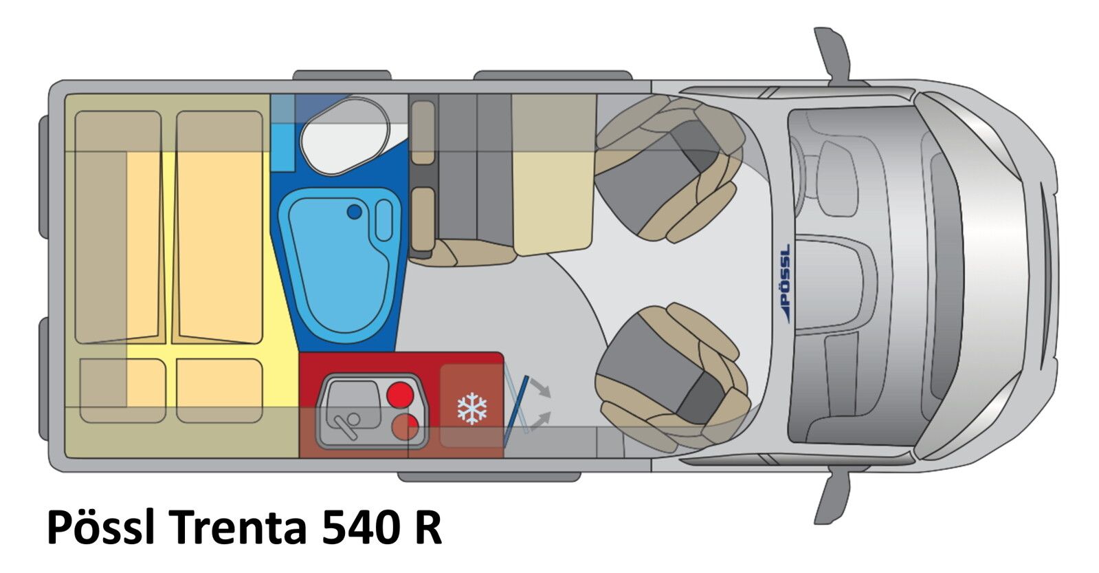 Fahrzeugabbildung Pössl Trenta 540 R Citroen 140 PS Preisvorteil 4965