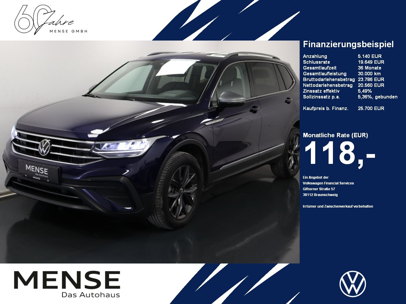 VW Tiguan Allspace 2.0 TDI Life DSG