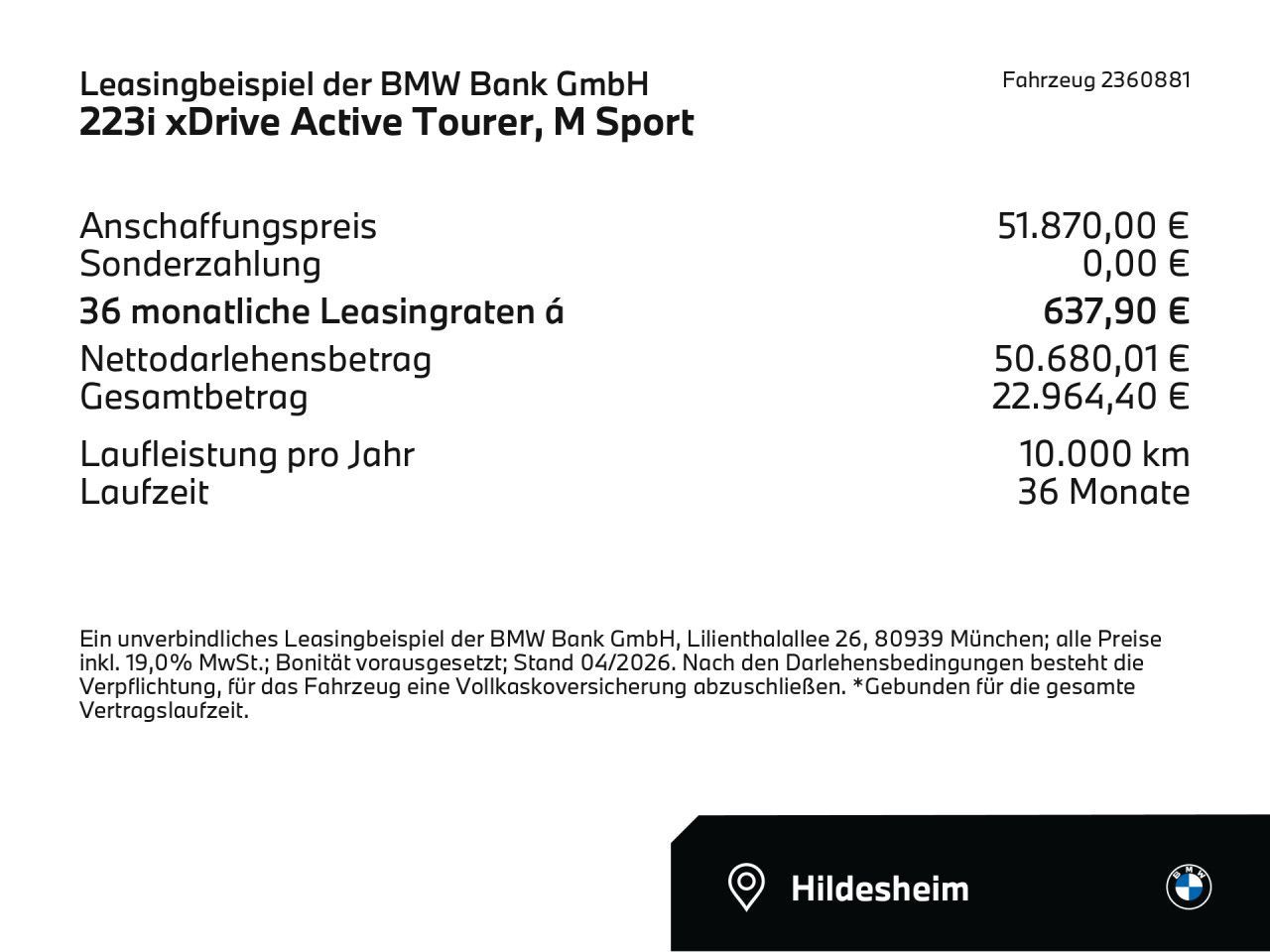 BMW 223 Active Tourer - Bild 2