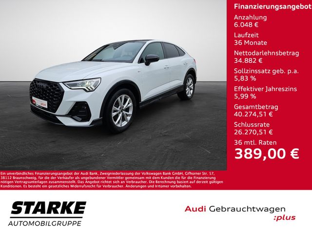 Audi Q3 Sportback 35 TFSI S tronic S line NaviPlus LE