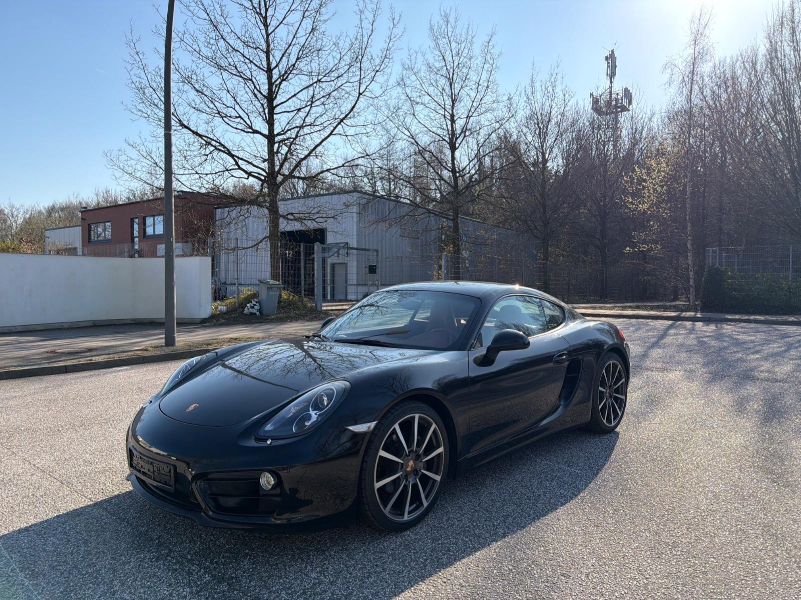 Porsche Cayman BLK/RED! 19%MWST INKL.! BUY NETTO