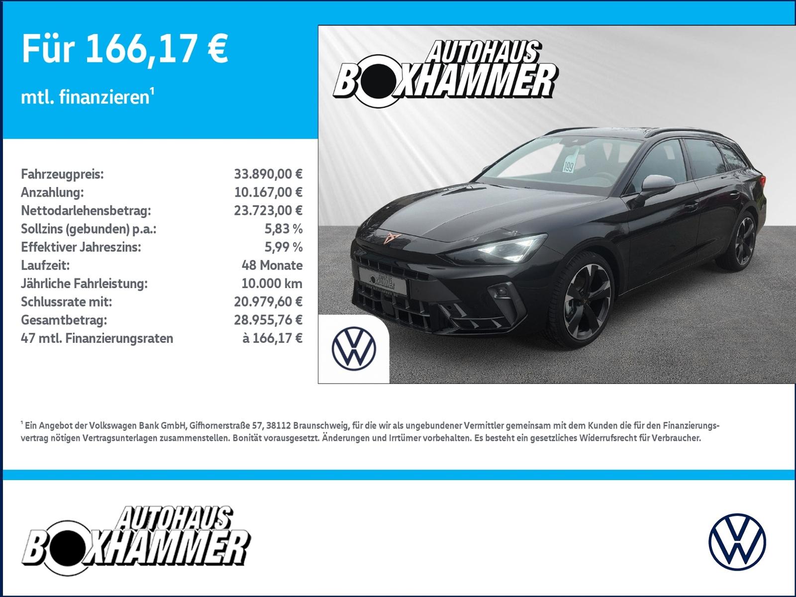 Cupra Leon Sportstourer 1.5 eTSI DSG AHK+RÜCK.KAM+ELE.