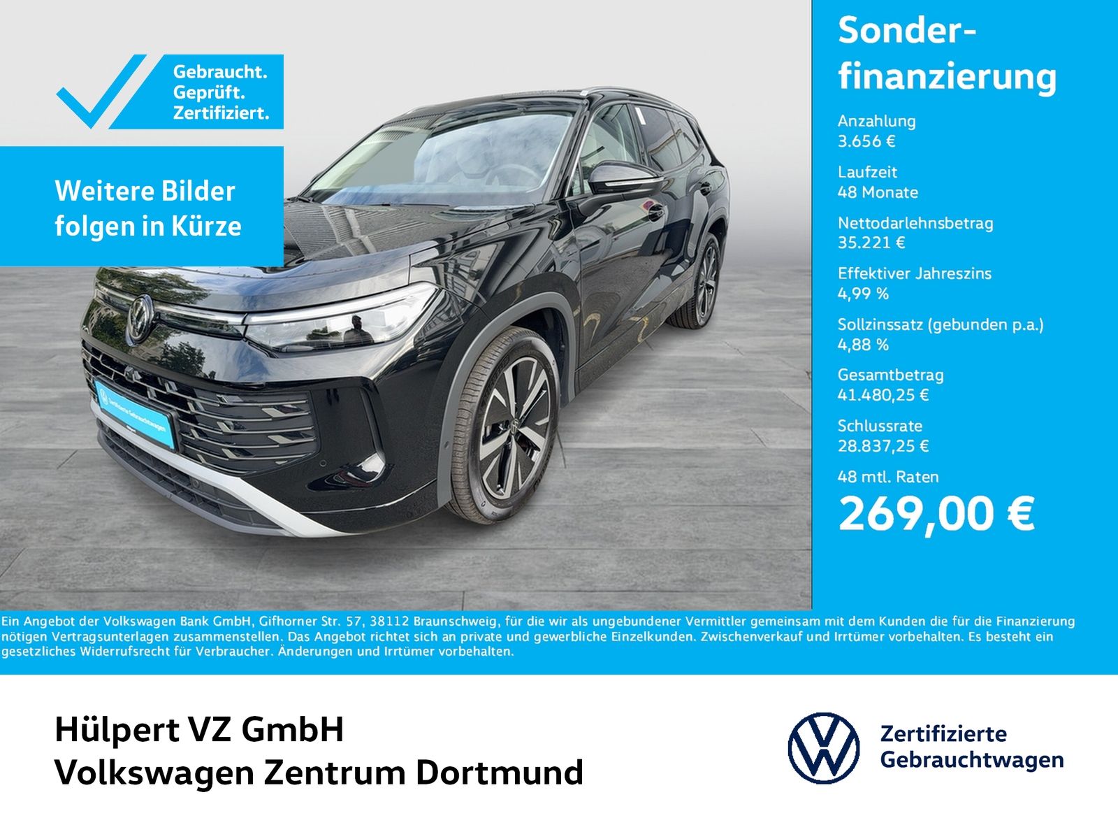 Volkswagen Tayron 2.0 ELEGANCE AHK 360°CAM ACC LM19 EKLAPPE foto 1