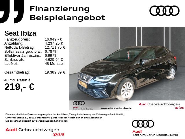 Vorschaubild: SEAT Ibiza 1.0 TSI Xcellence DSG *NAV*Vision+*SHZ* (Fahrzeug-Nr. H06836)