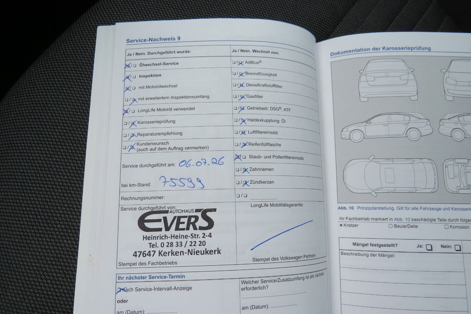 Fahrzeugabbildung Volkswagen Polo V Comfortline KLIMA RADIO SCHECKHEFT